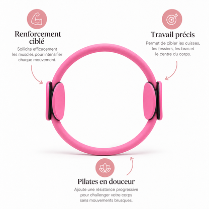 Anneau de Pilates Rose
