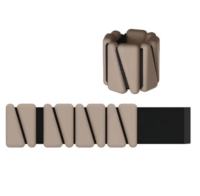 Bracelets Lestés Ajustables 450 g – Silicone pour Pilates & Fitness