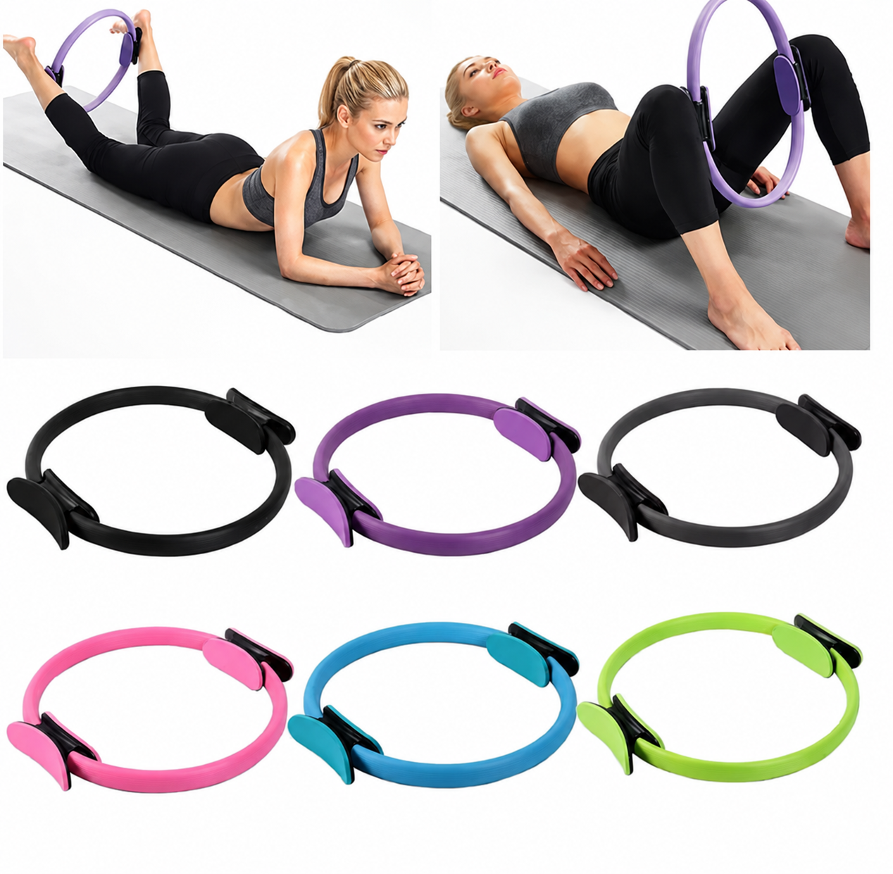 Anneau de Pilates et Yoga Fitness – Cercle de Résistance pour Entraînement à Domicile