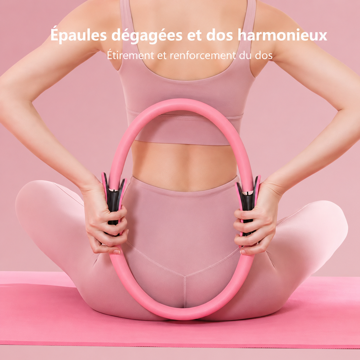 Anneau de Pilates et Yoga Fitness – Cercle de Résistance pour Entraînement à Domicile