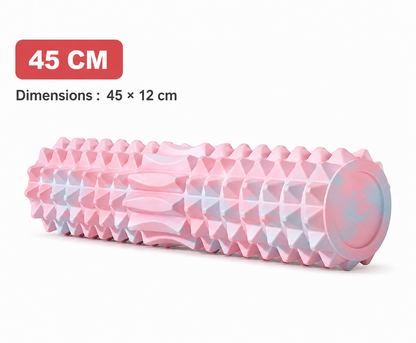 Rouleau de Massage Haute Densité 45 cm – Yoga, Pilates & Fitness