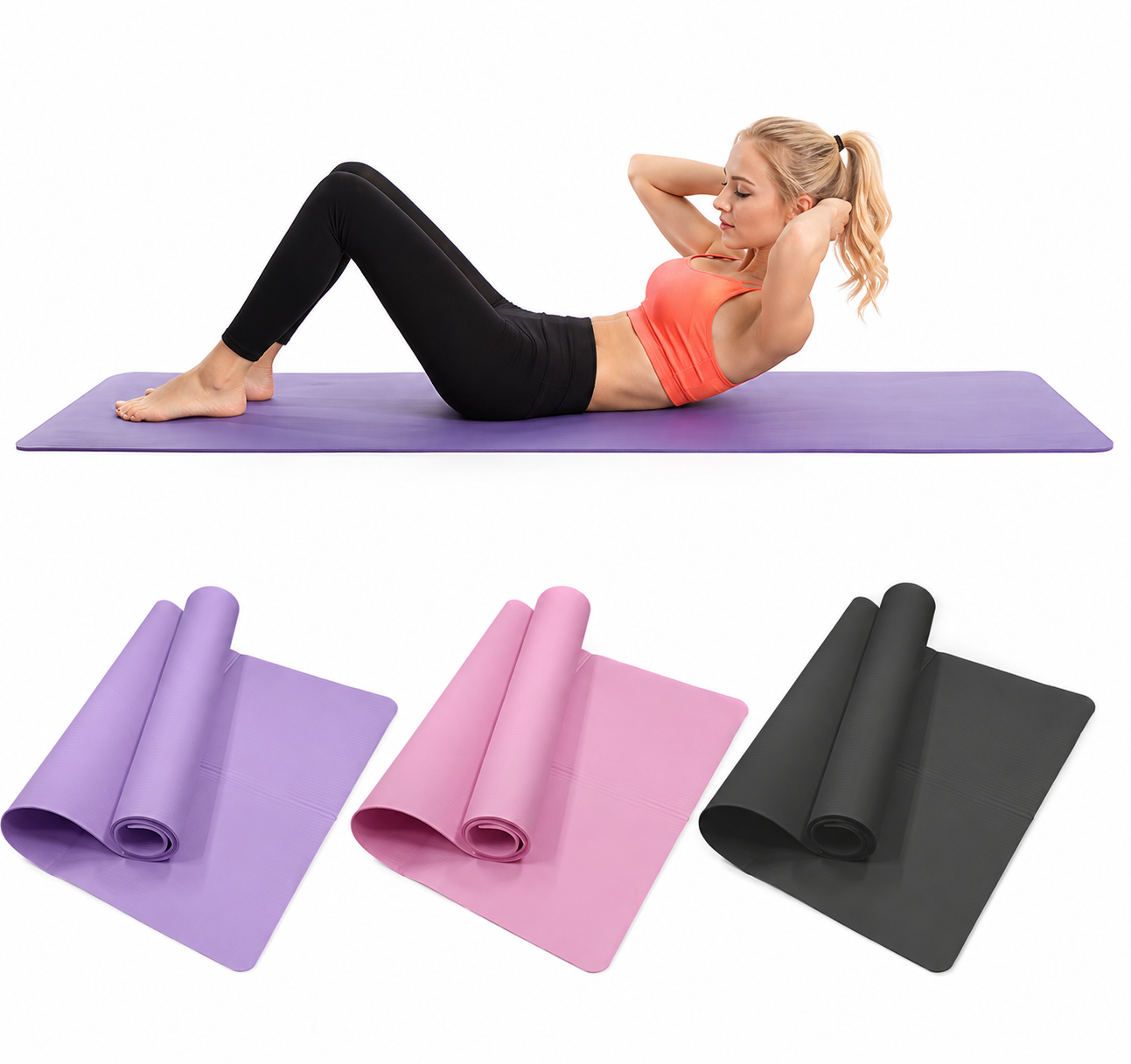 Tapis de Pilates 173 x 60 cm – Pilates & Fitness