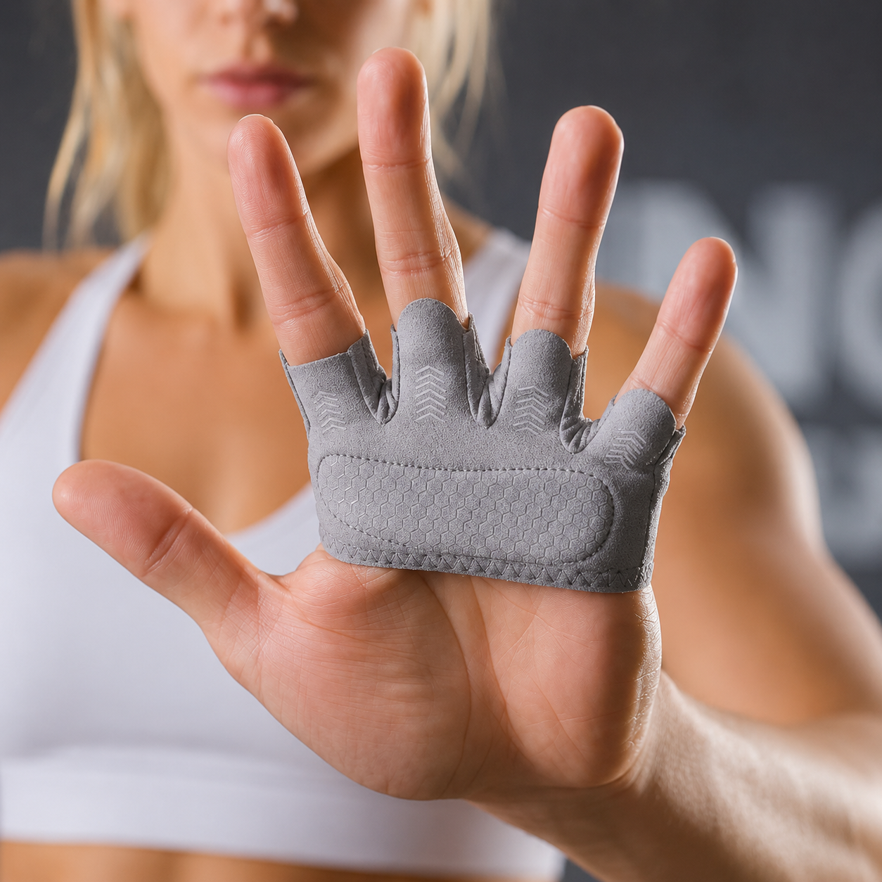Gants Demi-Doigts Antidérapants – 1 Paire Respirante pour Pilates & Fitness