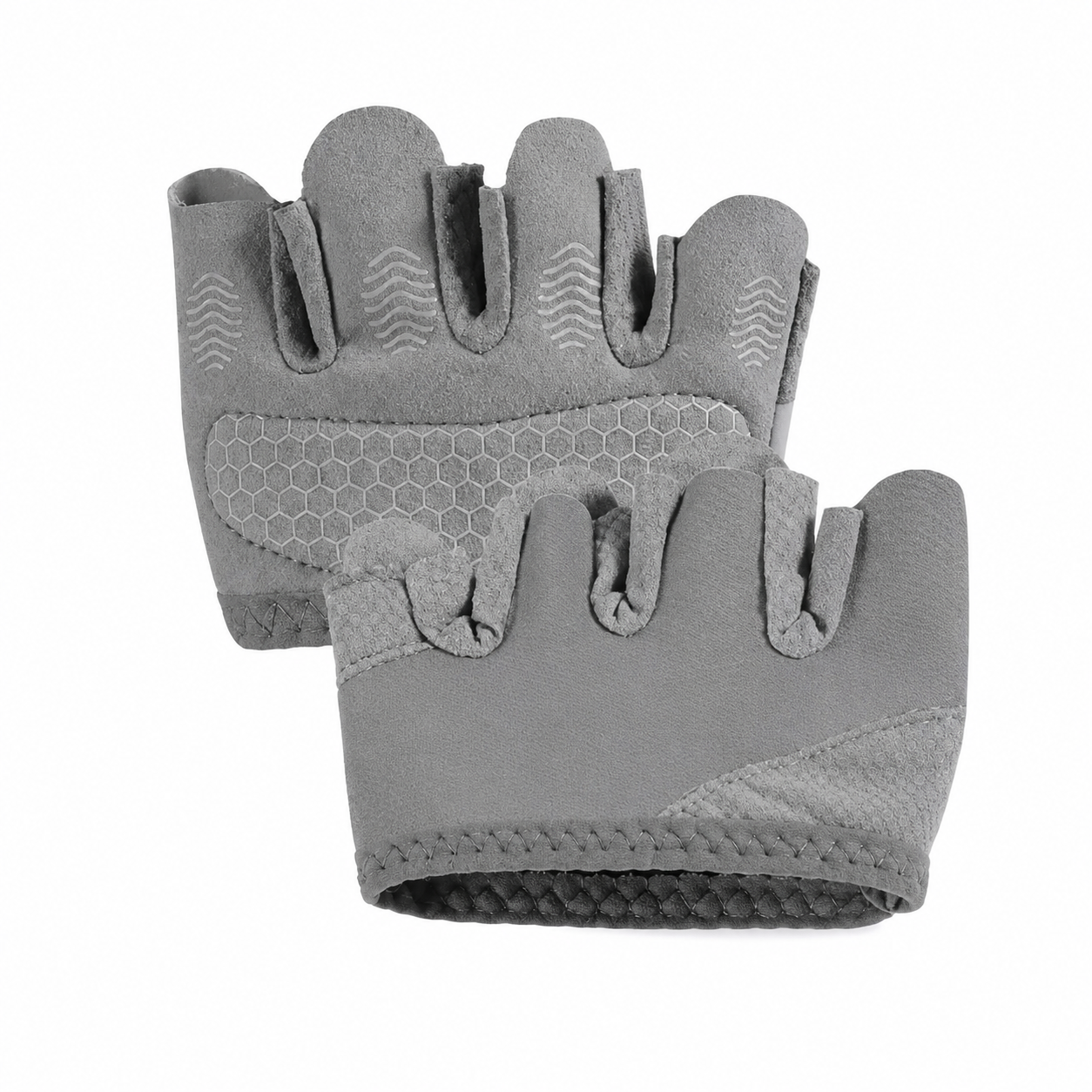 Gants Demi-Doigts Antidérapants – 1 Paire Respirante pour Pilates & Fitness