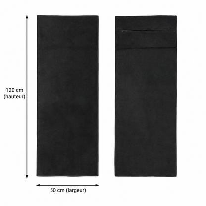 Serviette Pilates en Microfibre – Haute Absorption pour Yoga & Fitness