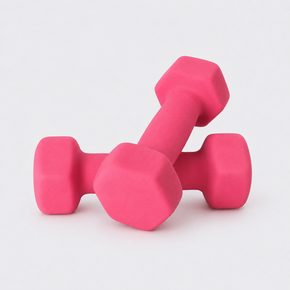 Haltères Hexagonaux en Fonte Trempée – Paire de 1 kg, 2 kg ou 3 kg pour Fitness, Pilates & Renforcement Musculaire