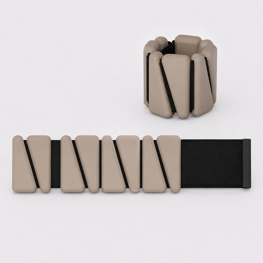 Bracelets Lestés Ajustables 450 g – Silicone pour Pilates & Fitness