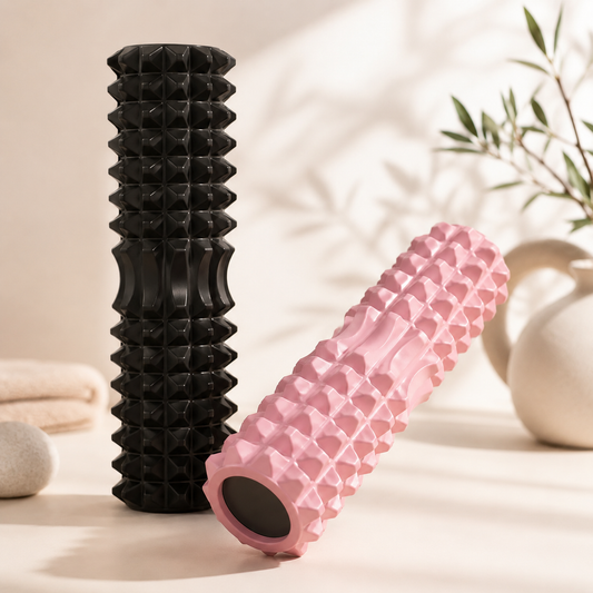 Rouleau de Massage Haute Densité 45 cm – Yoga, Pilates & Fitness