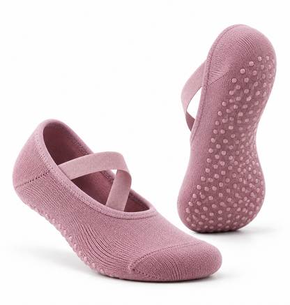 Chaussettes Pilates Antidérapantes Femme