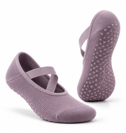 Chaussettes Pilates Antidérapantes Femme
