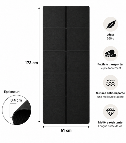 Tapis de Pilates 173 x 60 cm – Pilates